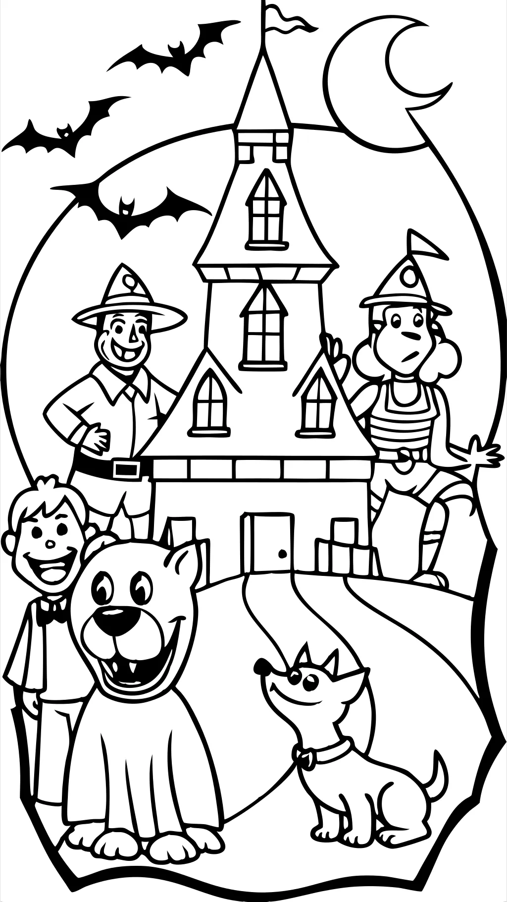 scooby doo printables coloring pages